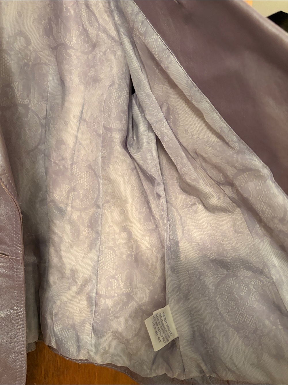 Worthing Metallic Genuine Leather Blazer - Picture 12 of 12